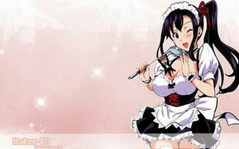 Haruko Amaya Maid Costume Dress Maken Ki Anime Girls HD Wallpaper