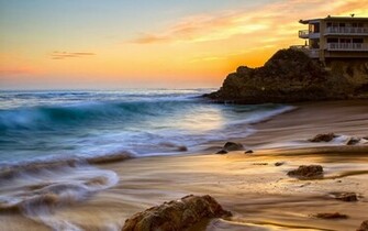 Heisler Park Sunset Laguna Beach Wallpaper