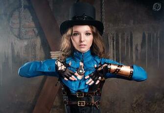 Steampunk Girl Ii By Lahmattea