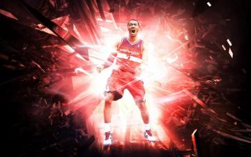 John Wall Basketball Player In Nba Sport Abstract
