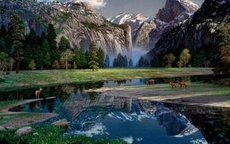 Delightful Yosemite Spring Wallpaper