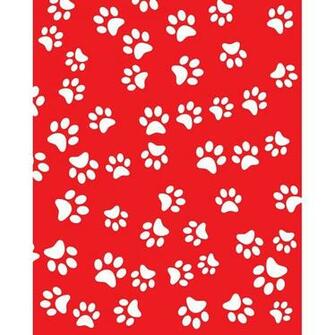 Dog Paws Printed Backdrop Express