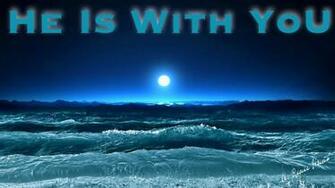 He Is With You By Mandisa Waves Water Painting Night Sea