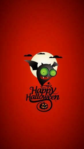 iPhone Halloween Wallpaper Red