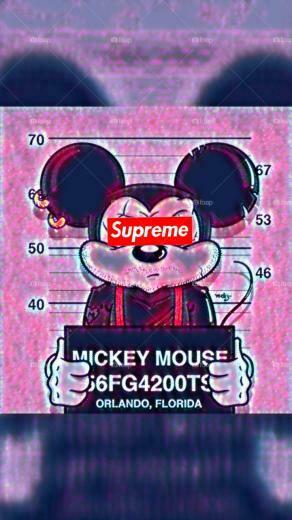 Foap Supreme Mickey Stock Photo By Thebosskade