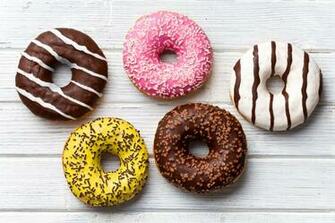 Donuty Z Polew I Posypk
