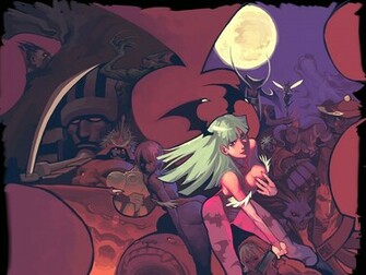 Video Games Animal Ears Morrigan Aensland Qbee Lilith