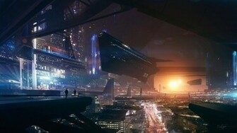 Futuristic City Wallpaper