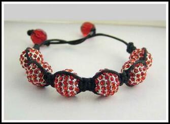 Rhinestone Disco Ball Bead Hip Hop Shamballa Bracelet HD Hq Picture