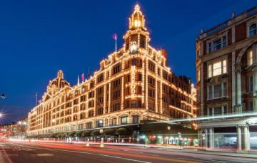 Wallpaper Road Night Lights The Building England London