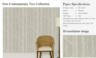 Woods By Cole And Sons Wallpaper Weekly Tm