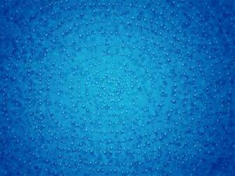 Blue Water Drops Wallpaper