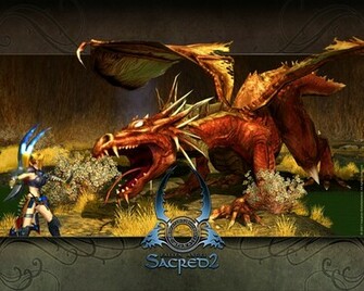 Sacred Dragon Fallen Angel Wallpaper