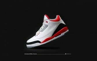 Nike Air Jordan Iii Fire Red Fonds D Cran