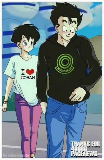 Gohan And Videl By Salvamakoto