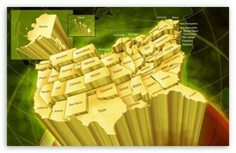United States Map Independence Day HD Wallpaper For Standard