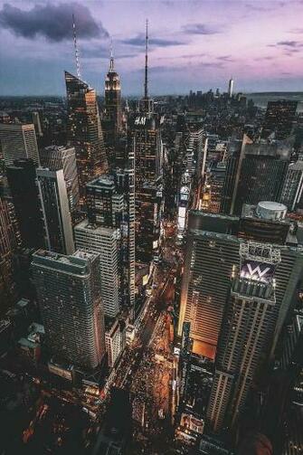 Times Square Ny City Photography In Aesthetic