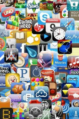 Million Apps iPhone Wallpaper