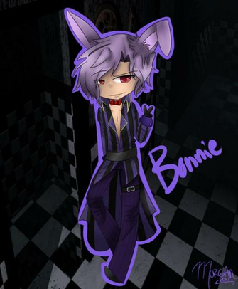Fnaf Bonnie Human By Morganbeatsall