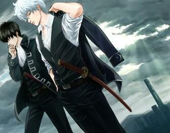 Gin Tama Hijikata Toushirou Sakata Gintoki Cigarette Shinsengumi