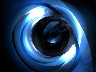 3d Wallpaper Blue Centroid X