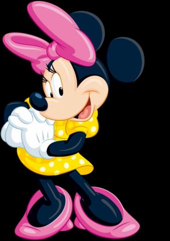 Black Picture Minnie Mouse Image