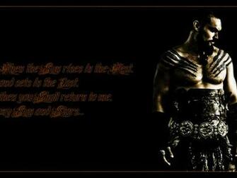 Game Of Thrones Drogo Quote High Resolution Wallpaper HD