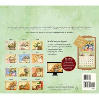 Wall Calendar Country Folk Art Calendars