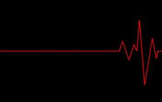 Wallpaper Features A Heart Beat On Monitor