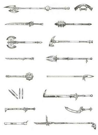 Medieval Weapons By Terrafox666