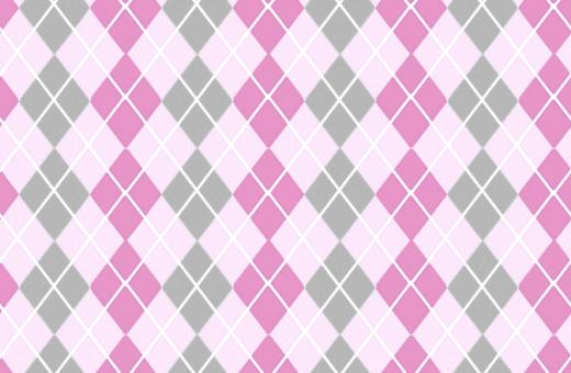 Seamless Pink And Gray Argyle Background Pattern