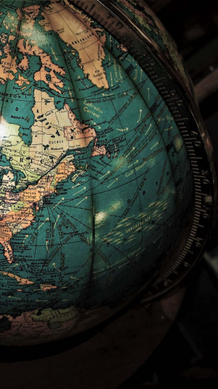 World Map Aesthetic Wallpaper