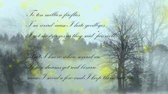 Fireflies Wallpaper By Siwgrgalon