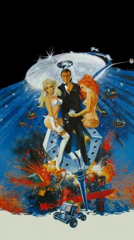 Diamonds Are Forever Phone Wallpaper Moviemania James