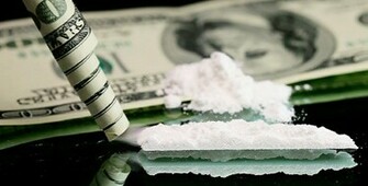 Videohive Cocaine Snorted Through Rolled Dollar Banknote