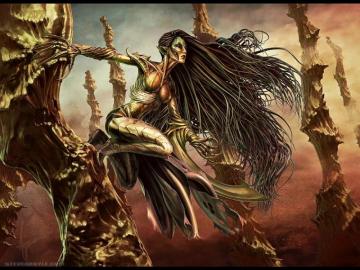 Magic The Gathering Steve Argyle Glissa HD Wallpaper
