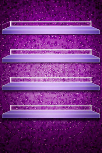 Purple Shelf Cool Wallpaper For Phones Shelves
