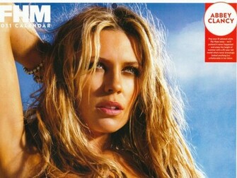 Fhm Calendar Abbey Cy Wallpaper