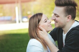 Couple Love Smile Kiss Wallpaper New HD