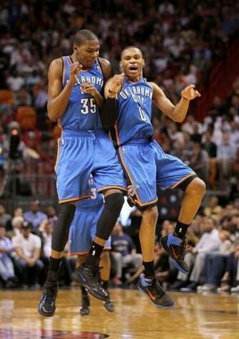 Kevin Durant And Russell Westbrook Wallpaper