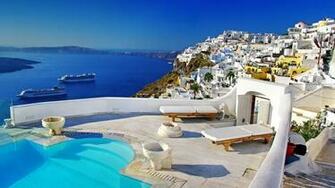 Santorini Wallpaper Image