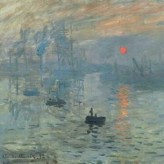 Claude Monet Impression Sunrise iPad iPhone HD Wallpaper