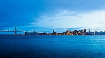Bay Bridge A Frisco Al Atardecer Wallpaper
