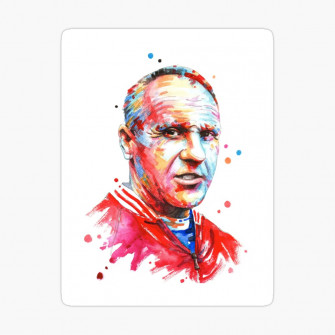 Bill Shankly Liverpool Football Club Greeting Card By