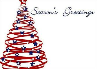 Greeting Christmas Tree Usa Flag Chistmas Patriotic