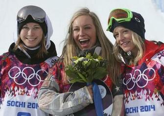 Gold Medalist Snowboarder Jamie Anderson In Sochi