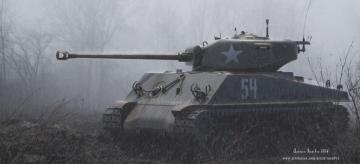 M4a3e8 Sherman Tank 3d Model By Roen911 In