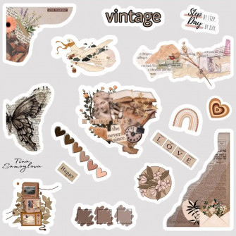 Aesthetic Stickers Wallpaper