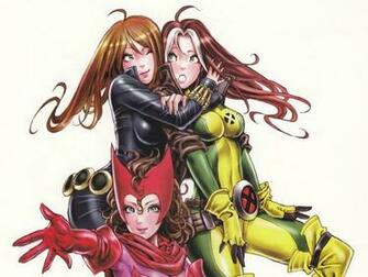 Hot Marvel Girls Wallpaper Artwork Comics Scarlet Witch