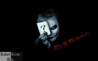 Joker Why So Serious Rafael Reche Deviantart Art
